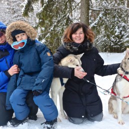 slitte con husky